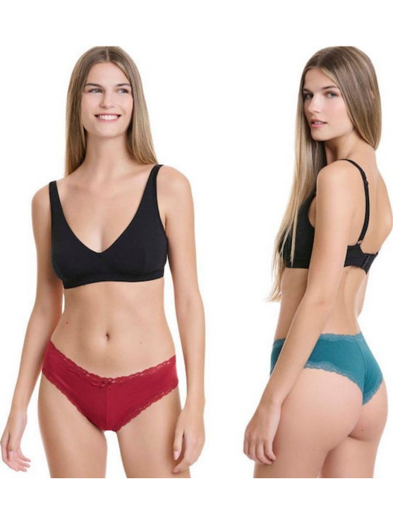 Walk Γυναικεία Brazil με Δαντέλα 2Pack W2014-2887