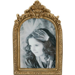 Artekko Frame Χρυσή Κορνίζα Ρητίνης για Φωτογραφία 5Χ7" (16x2.5x24.5)cm