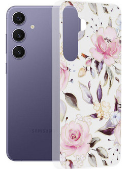 Techsuit(R) Marble Series για Galaxy S24 Plus- Chloe White