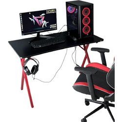 Stewe Home Gaming Γραφείο Ξύλινο 120x70x76cm