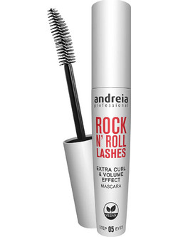 Andreia Rock Roll Lashes Mascara για Όγκο & Καμπύλη 10ml