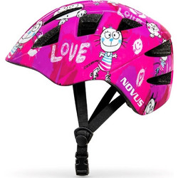 Novus Pink Kitty Παιδικό Κράνος Ποδηλάτου Πόλης Ροζ