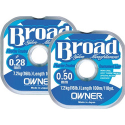 Πετονιά Owner Broad 100m ΧΡΩΜΑ ΠΡΑΣΙΝΟ ΜΕΓΕΘΟΣ 0.24