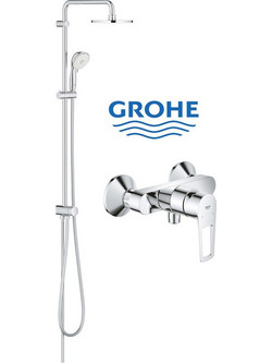 GROHE SET ΣΤΗΛΗ ΝΤΟΥΣ TEMPESTA 200 + BAULOOP ΜΠΑΤΑΡΙΑ ΝΤΟΥΣ