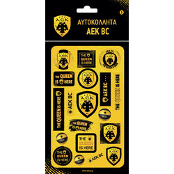 Αυτοκόλλητα Puffy - ΑΕΚ Μπάσκετ 1