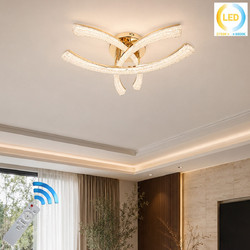 Φωτιστικό οροφής LED 47W Φ60Χ18 εκ. Χρυσό με ακρυλικό και Controller - KESKOR 659923