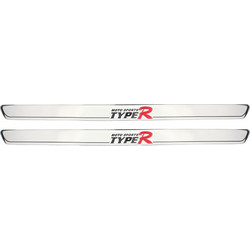 Διακοσμητικά Εσωτερικά Μασπιέ Πόρτας Universal 58cm Type-R Χρωμίου 2 Τεμάχια