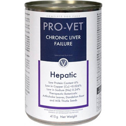 PRO-VET Κλινική δίαιτα Hepatic 415gr