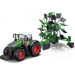 Bburago Fendt 1050 Vario Τρακτέρ Official Μεταλλικό Με Θεριστική Μηχανη 18/31665