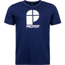 PROTEST CLASSIC LOGO T-SHIRT NAVY