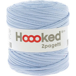 HOOOKED Νήματα και αξεσουάρ πλεξίματος Zpagetti Cotton Yarn-ARTIC FROST - BLUE