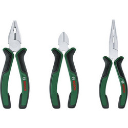 Bosch Powertools Zangen-Set 1600A02C0S, 3-teilig (grun/schwarz)