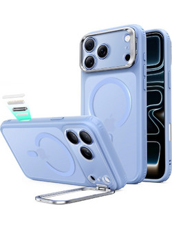 ESR Classic Hybrid with Flex Stand MagSafe Θήκη Frosted Light Blue (iPhone 18 Pro / 17 Pro)