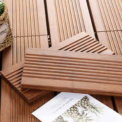Bamboo Δάπεδο Εξωτερικού Χώρου 2x14x185 εκ. - Καφέ