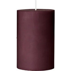 Κερί Eco Pillar - Μπορντό Burn Time 35h O6,7 x H10 cm Broste Copenhagen