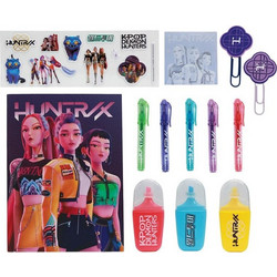 ΣΧΟΛΙΚΟ ΣΕΤ PYRAMID ΣΕ ΘΗΚΗ ΠΟΡΤΟΦΟΛΙ - K-POP DEMON HUNTERS STATIONERY SET PVC WALLET HUNTR X KD710998