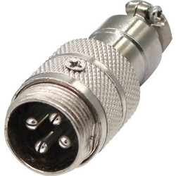 CONNECTOR ΜΙΚΡΟΦΩΝΟΥ ΚΑΛΩΔΙΟΥ 4P ΑΡΣΕΝΙΚΟ GX16-01 WAN (ΣΕΤ ΜΕ 5)