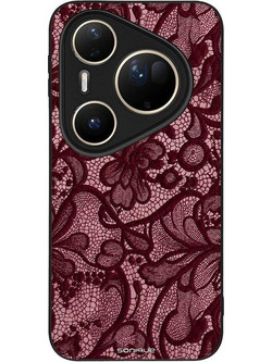 Sonique Diva Series Θήκη Μπορντό Δαντέλα (Huawei Pura 80 Ultra)