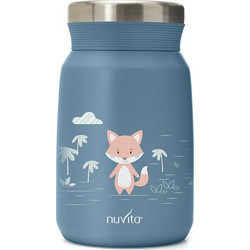 Nuvita Βρεφικό Θερμός Φαγητού Ανοξείδωτο Fox Powder Blue 500ml