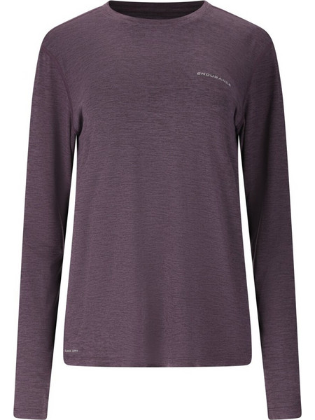ENDURANCE ALVALY MELANGE L/S TEE ΓΥΝΑΙΚΕΙΟ ΜΑΚΡΥΜΑΝΙΚΟ NIGHTSHADE