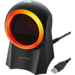 Qoltec 50857 Wired desktop barcode scanner 1D | 2D 50857