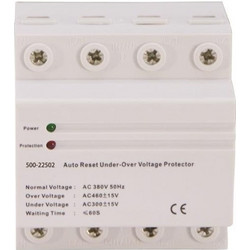 Eurolamp Επιτηρητής Τάσης Τριφασικός 63A 4P 300-460V (500-22502)