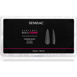 Semilac Acrylgel Μυτερές Φόρμες Νυχιών 120 κομμάτια