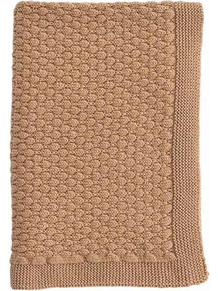 Ooh Noo - Bubbles Baby Blanket - Caramel - 75x95 cm - Baby and Children
