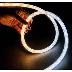 kelvo(R) GLOWFLEX KLV-101-0513 Ταινία Neon Flex με Πλεκτή Υφασμάτινη Επένδυση LED 14W/m 1400lm/m 360 DC 24V Αδιάβροχο IP65 504 x SMD2835 Chip/m Ρυθμιζόμενο Λευκό CCT από 2700K έως 6000K Dimmable - Lum