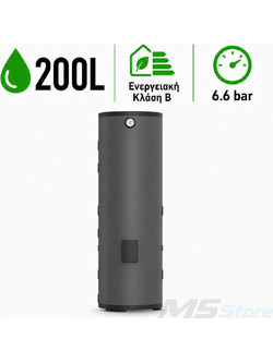 EcoPlus Ανοξείδωτο Buffer 200lt