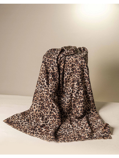 Πασμίνα Sc401 Beige leopard Beige leopard