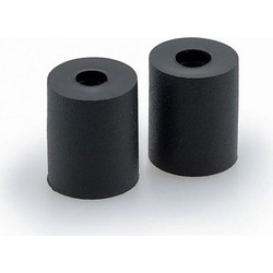 Puig Ανταλλακτικά Λάστιχα Τιμονιού Silenblock Bar Ends M17 6817N Black
