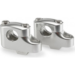 Puig Καβαλέτα Τιμονιού Pullback Honda / Kawasaki / Suzuki / Triumph / Yamaha 21750P Silver
