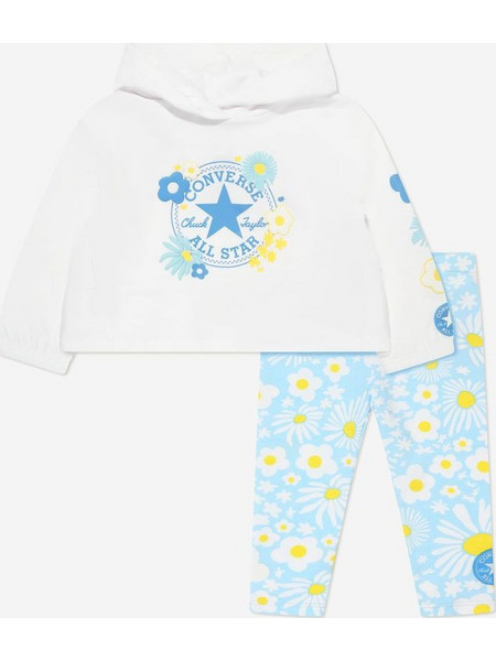 Converse Flutter Hoodie & Legging Βρεφικά Σετ Φόρμας