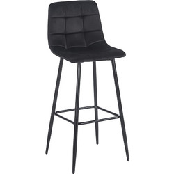 NORA BLACK VELVET ΥΦΑΣΜΑ 75εκ. ΣΚΑΜΠΟ ΜΕΤΑΛΛΙΚΟ 45X42X75-110εκ. 1τεμ