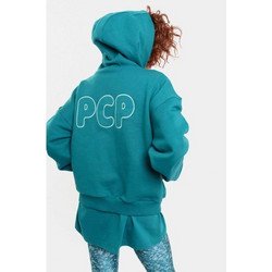 PCP Woman Jacket With Embroidery In Petrol - Γυναικεία Πετρόλ Ζακέτα
