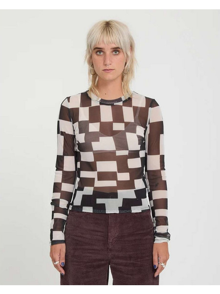 Volcom Carrau Mesh Womens Top - White