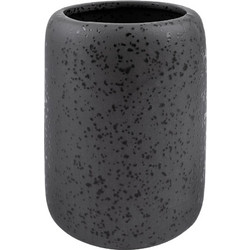 Ποτήρι Οδοντόβουρτσας HADES Stoneware Ανθρακί Φ7.5x10.5cm AWD02191803