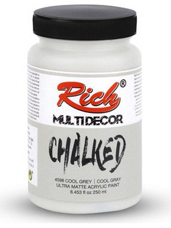 Rich 250ml Χρώμα Κιμωλίας 4598 Cool Grey