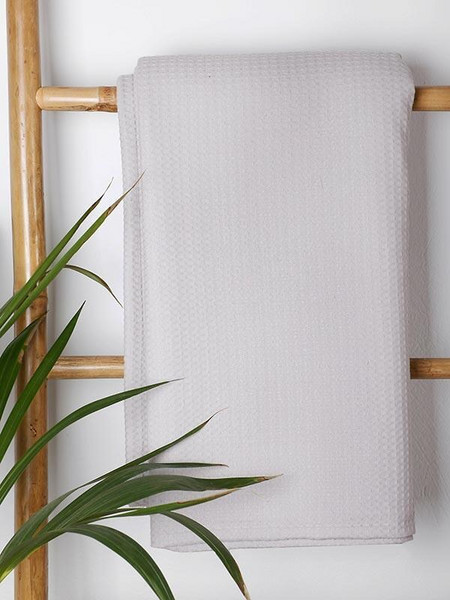 Sunshine Κουβέρτα πικέ cotton Light Grey Υπέρδιπλη (230x265) - Κουβέρτα πικέ σε γκρι χρώμα, ανθεκτική