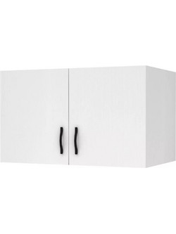 Megapap Δίφυλλο Πατάρι Ντουλάπας Victoria Λευκό 100x60x59cm