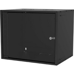 Επίτοιχη καμπίνα soho NG 9U με βάθος 400 mm ''Flat Pack'' RAL9005 (40967)
