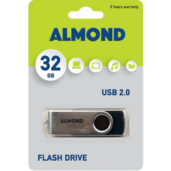 Almond Twister 32GB USB Stick 2.0 με USB-A