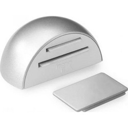 Μαγνητικό Στοπ Πόρτας Αυτοκόλλητο Inofix 52x38mm Χρώμιο Ματ