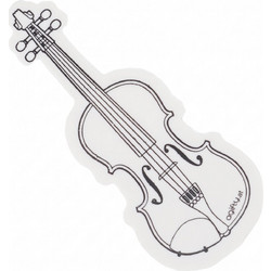 ΜUSIC GIFT Γόμα Violin White 6.1cm (Tεμάχιο)