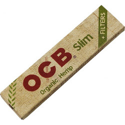Ocb Organic King Size Slim Χαρτάκια +Tips Τεμάχιο