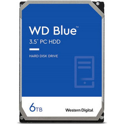 Western Digital Blue 6TB HDD Σκληρός Δίσκος 3.5" Sata 3 5400rpm με 256MB Cache