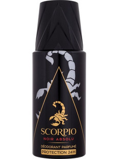 Scorpio Noir Absolu Ανδρικό Αποσμητικό Spray 24h Χωρίς Αλουμίνιο 150ml