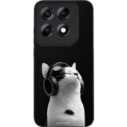 Sonique Men's Edition Θήκη με Σχέδιο «Audio Kitten - White» (Motorola Edge 70 Pro 5G)