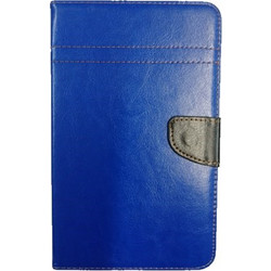 Θήκη Tablet Book Style για Galaxy Tab A 7.0 2016 T280 - Μπλε με Καφέ Ραφές